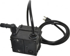 Little Giant Pumps - 1/60 HP, 2 psi, Nylon Miniature Submersible Pump - 1/4 Inch Outlet, 6 Ft. Long Power Cord, 0.5 Amp - Exact Tooling
