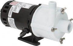 Little Giant Pumps - 1/30 HP, 14.6 Shut Off Feet, Magnetic Drive Pump - 3100 RPM, 1 Phase, 60 Hz - Exact Tooling