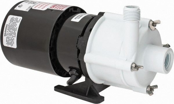 Little Giant Pumps - 1/12 HP, 23.7 Shut Off Feet, Magnetic Drive Pump - 3250 RPM, 1 Phase, 60 Hz - Exact Tooling