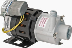 Little Giant Pumps - 1/8 HP, 27-1/2 Shut Off Feet, Magnetic Drive Pump - 1 Phase, 60 Hz - Exact Tooling