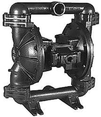 SandPIPER - 2" NPT, Metallic, Air Operated Diaphragm Pump - Santoprene Diaphragm, Stainless Steel Housing - Exact Tooling