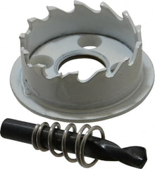 Lenox - 1-1/2" Diam, 1/2" Cutting Depth, Hole Saw - Carbide-Tipped Saw, Toothed Edge - Exact Tooling