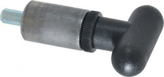 Gibraltar - 3/8" Pin Diam, 0.6" Usable Length, T Handle Quick Release Pin - 3-3/4" OAL, Plastic Handle - Exact Tooling