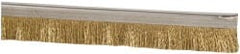 PRO-SOURCE - 5/16" Back Strip Brush Width, Stainless Steel Back Strip Brush - 1" Bristle Length, Stainless Steel, 36" OAL - Exact Tooling
