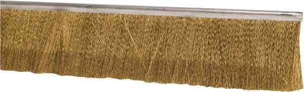 PRO-SOURCE - 5/16" Back Strip Brush Width, Stainless Steel Back Strip Brush - 2" Bristle Length, Stainless Steel, 36" OAL - Exact Tooling