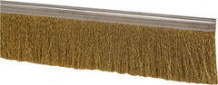 PRO-SOURCE - 5/16" Back Strip Brush Width, Stainless Steel Back Strip Brush - 2" Bristle Length, Stainless Steel, 72" OAL - Exact Tooling