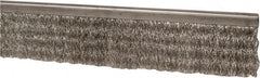 PRO-SOURCE - 5/16" Back Strip Brush Width, Stainless Steel Back Strip Brush - 2" Bristle Length, Stainless Steel, 36" OAL - Exact Tooling