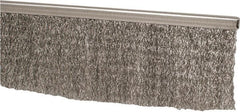 PRO-SOURCE - 5/16" Back Strip Brush Width, Stainless Steel Back Strip Brush - 3" Bristle Length, Stainless Steel, 36" OAL - Exact Tooling
