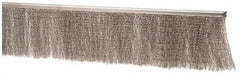 PRO-SOURCE - 5/16" Back Strip Brush Width, Stainless Steel Back Strip Brush - 4" Bristle Length, Stainless Steel, 36" OAL - Exact Tooling