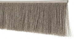 PRO-SOURCE - 1/2" Back Strip Brush Width, Stainless Steel Back Strip Brush - 3" Bristle Length, Stainless Steel, 36" OAL - Exact Tooling