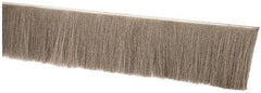 PRO-SOURCE - 1/2" Back Strip Brush Width, Stainless Steel Back Strip Brush - 4" Bristle Length, Stainless Steel, 36" OAL - Exact Tooling