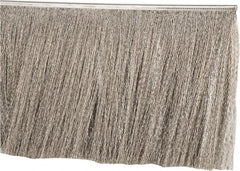 PRO-SOURCE - 1/2" Back Strip Brush Width, Stainless Steel Back Strip Brush - 6" Bristle Length, Stainless Steel, 36" OAL - Exact Tooling