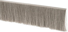 PRO-SOURCE - 1/2" Back Strip Brush Width, Stainless Steel Back Strip Brush - 4" Bristle Length, Stainless Steel, 72" OAL - Exact Tooling