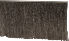 PRO-SOURCE - 1/2" Back Strip Brush Width, Stainless Steel Back Strip Brush - 6" Bristle Length, Stainless Steel, 72" OAL - Exact Tooling