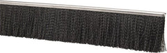 PRO-SOURCE - 1/2" Back Strip Brush Width, Stainless Steel Back Strip Brush - 4" Bristle Length, Nylon, 36" OAL - Exact Tooling
