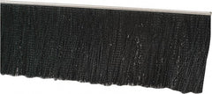 PRO-SOURCE - 1/2" Back Strip Brush Width, Stainless Steel Back Strip Brush - 6" Bristle Length, Nylon, 36" OAL - Exact Tooling