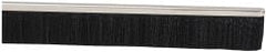PRO-SOURCE - 1/2" Back Strip Brush Width, Stainless Steel Back Strip Brush - 2" Bristle Length, Nylon, 72" OAL - Exact Tooling