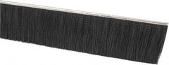 PRO-SOURCE - 1/2" Back Strip Brush Width, Stainless Steel Back Strip Brush - 3" Bristle Length, Nylon, 72" OAL - Exact Tooling