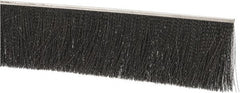 PRO-SOURCE - 1/2" Back Strip Brush Width, Stainless Steel Back Strip Brush - 4" Bristle Length, Nylon, 72" OAL - Exact Tooling