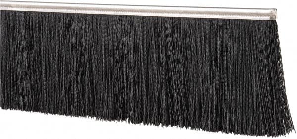 PRO-SOURCE - 1/2" Back Strip Brush Width, Stainless Steel Back Strip Brush - 6" Bristle Length, Nylon, 72" OAL - Exact Tooling