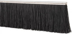 PRO-SOURCE - 1/2" Back Strip Brush Width, Stainless Steel Back Strip Brush - 6" Bristle Length, Nylon, 72" OAL - Exact Tooling