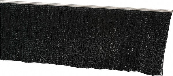 PRO-SOURCE - 5/16" Back Strip Brush Width, Stainless Steel Back Strip Brush - 6" Bristle Length, Nylon, 36" OAL - Exact Tooling