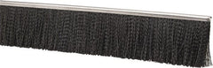 PRO-SOURCE - 5/16" Back Strip Brush Width, Stainless Steel Back Strip Brush - 3" Bristle Length, Nylon, 72" OAL - Exact Tooling