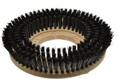 Made in USA - 13" Diam Floor Brush - 11" Machine, Polypropylene - Exact Tooling