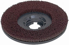 Made in USA - 15" Diam Scrubbing Brush - 13" Machine, 1-1/2" Trim Length, Polypropylene - Exact Tooling