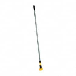 Rubbermaid - 60" Fiberglass Quick Connect Mop Handle - 5" Wet Mop Head Band, Plastic Connector, Use with Wet Mops - Exact Tooling