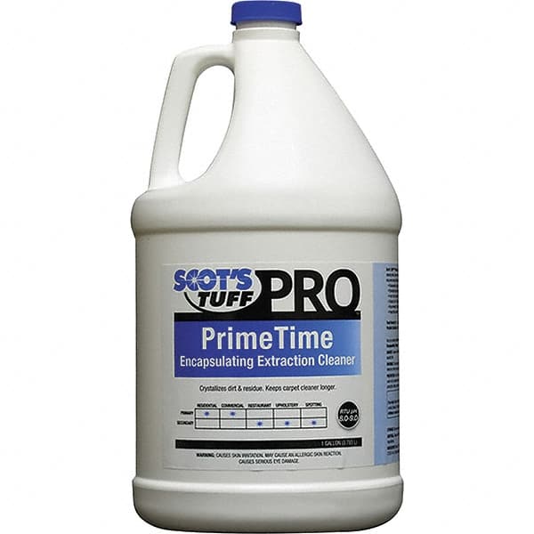 Scot's Tuff - 1 Gal Bottle Spot/Stain Cleaner - Floral Citrus Scent, Use on Acrylic, Blends, Nylon, Polyester & Synthetics - Exact Tooling