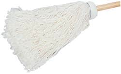 PRO-SOURCE - White Deck Mop - Cotton Head - Exact Tooling