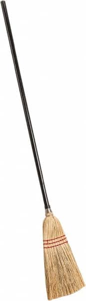 PRO-SOURCE - 55" OAL Corn Bristle Broom - Wood Handle - Exact Tooling