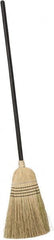 PRO-SOURCE - 56" OAL Corn Bristle Broom - Wood Handle - Exact Tooling