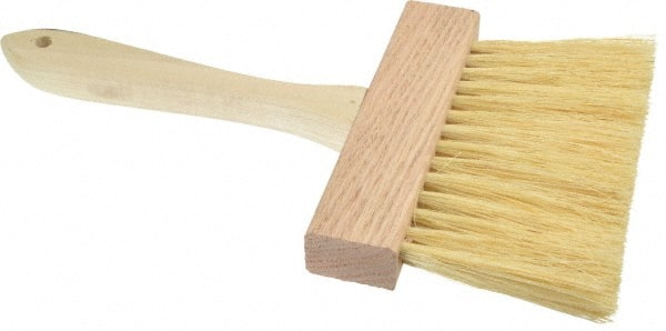 PRO-SOURCE - Tampico Surface Preparation Kalsomine Brush - 3" Bristle Length, 6" Wide, Wood Handle - Exact Tooling