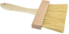 PRO-SOURCE - Tampico Surface Preparation Kalsomine Brush - 3" Bristle Length, 6" Wide, Wood Handle - Exact Tooling