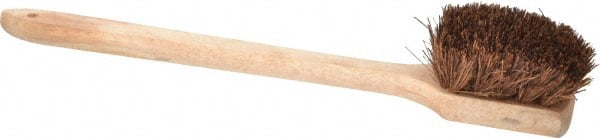 PRO-SOURCE - 2" Bristle Length, Palmyra Utility Scrub Brush - 20" OAL, Hardwood Block - Exact Tooling