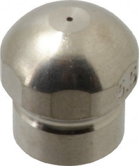 Value Collection - 4,200 psi Fixed, Stainless Steel, Sewer Pressure Washer Nozzle - 5.5mm Orifice Diam, 1/8" Thread, FPT, Polished - Exact Tooling