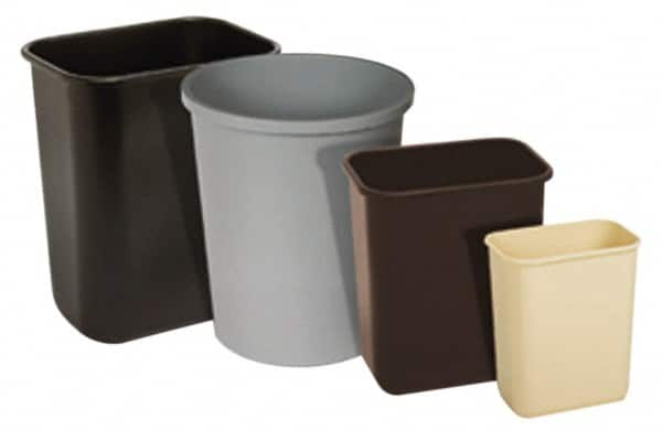 Continental - 14 Qt Blue Rectangle Recycling Container - Polyethylene - Exact Tooling