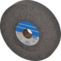Norton - 6" Diam, 1" Face Width, 1" Center Hole, Fine Grade, Silicon Carbide Deburring Wheel - Convolute, Hard Density 9 Grade, 6,000 RPM - Exact Tooling