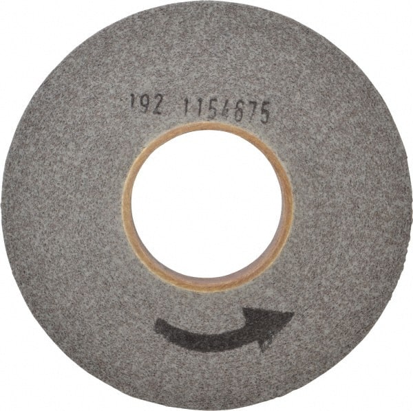 Norton - 8" Diam, 1" Face Width, 3" Center Hole, Fine Grade, Silicon Carbide Deburring Wheel - Convolute, Hard Density 8 Grade, 4,500 RPM - Exact Tooling