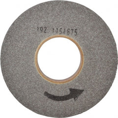Norton - 8" Diam, 1" Face Width, 3" Center Hole, Fine Grade, Silicon Carbide Deburring Wheel - Convolute, Hard Density 8 Grade, 4,500 RPM - Exact Tooling