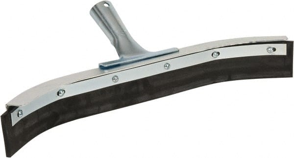 Haviland - 18" Rubber Blade Floor Squeegee - Black, Metal Holder - Exact Tooling