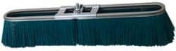 PRO-SOURCE - 24" Rough Surface Polypropylene Push Broom - 3" Bristle Length, Metal Block, Bolt-On Handle Connection - Exact Tooling
