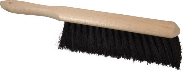 PRO-SOURCE - Tampico Counter Duster - 2-1/2" Bristle Length, 9" Long Head, Hardwood Handle, Black - Exact Tooling