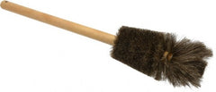 Made in USA - Tampico Food Service Brush - 5-3/4" x 4-1/2" Long x 4-1/2" Wide Head, 5-3/4" OAL, White, Wood Block - Exact Tooling