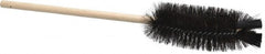 PRO-SOURCE - 2-3/8" Diam Bristle Bottle Brush - 16" OAL, 5" Head Length, Wood Handle - Exact Tooling