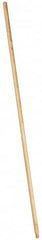 PRO-SOURCE - 54 x 15/16" Wood Handle for Push Brooms - Threaded Connection, Tan - Exact Tooling