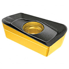 Iscar - HP ANKT0702 R Grade IC808 Carbide Milling Insert - TiAlN/AlTiN/TiN Finish, 0.1024" Thick, 0.5mm Corner Radius - Exact Tooling