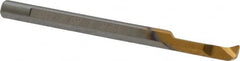 Carmex - 0.12" Min Bore Diam, 0.39" Max Bore Depth, 3mm Shank Diam, Profile Boring Bar - 0.008" Corner Radius, Right Hand Cut, Solid Carbide, Bright Finish - Exact Tooling